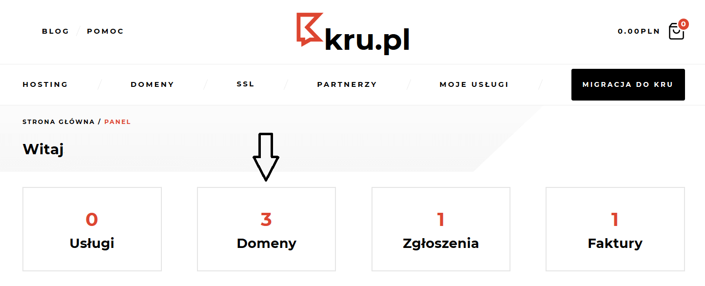 Jak zainicjować ponmownie transfer domeny w Kru.pl