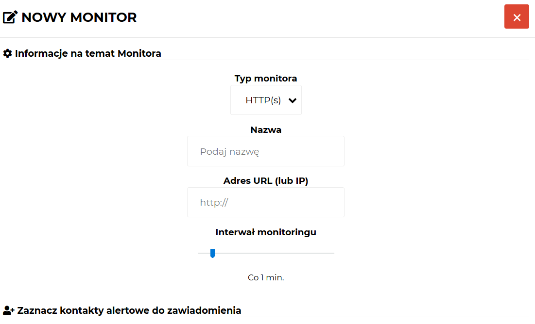Monitoring stron WWW w Kru.pl