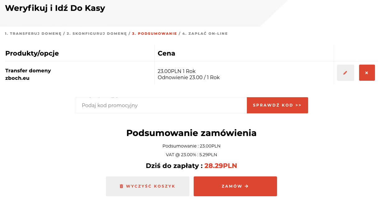 Transfer domeny eu do Kru.pl